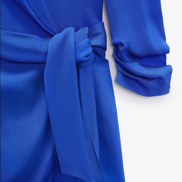 Zara Wrap Front Blazer Dress - Picture 10 of 11